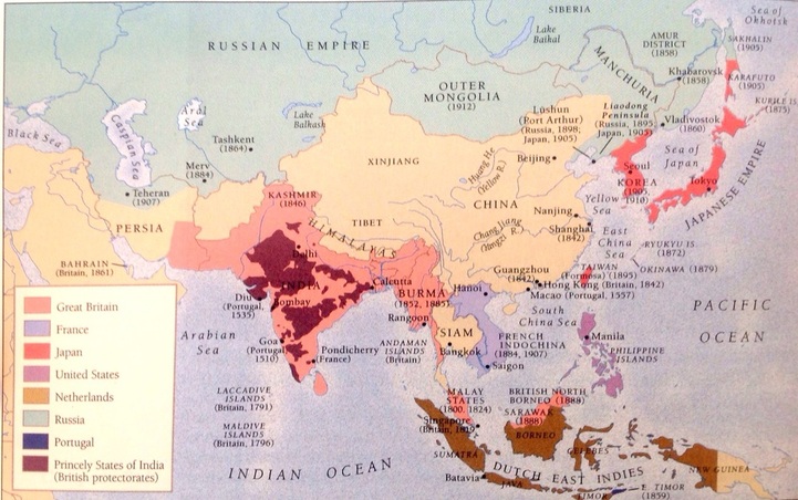 Imperialism In Central And Southeast Asia The Building Of Global